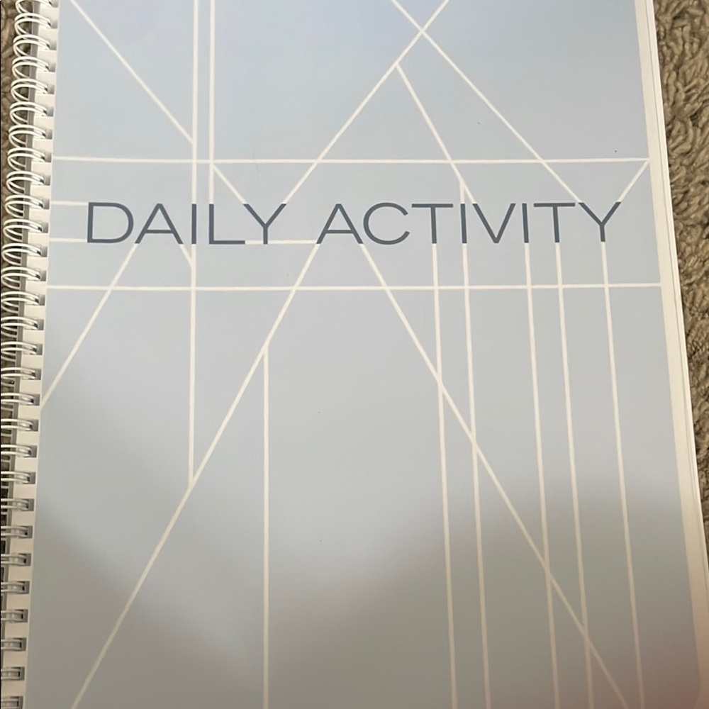 Daily Activity Planner in Light Blue